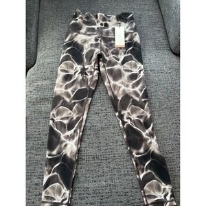 CALIA by‎ Essential High Rise 7/8 Legging Aquatic Gray Water Print Small